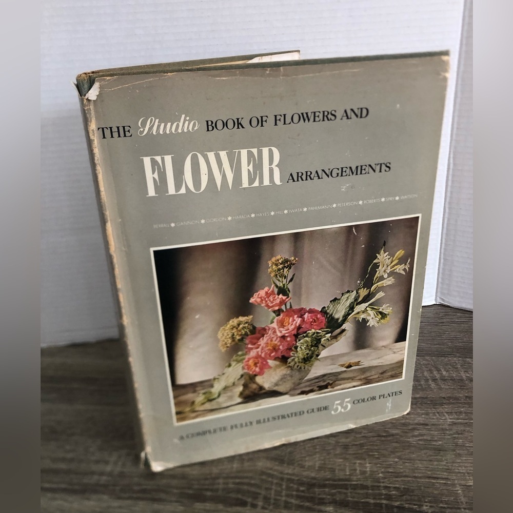 Vtg 1956 Flowers and Flower Arrangements
